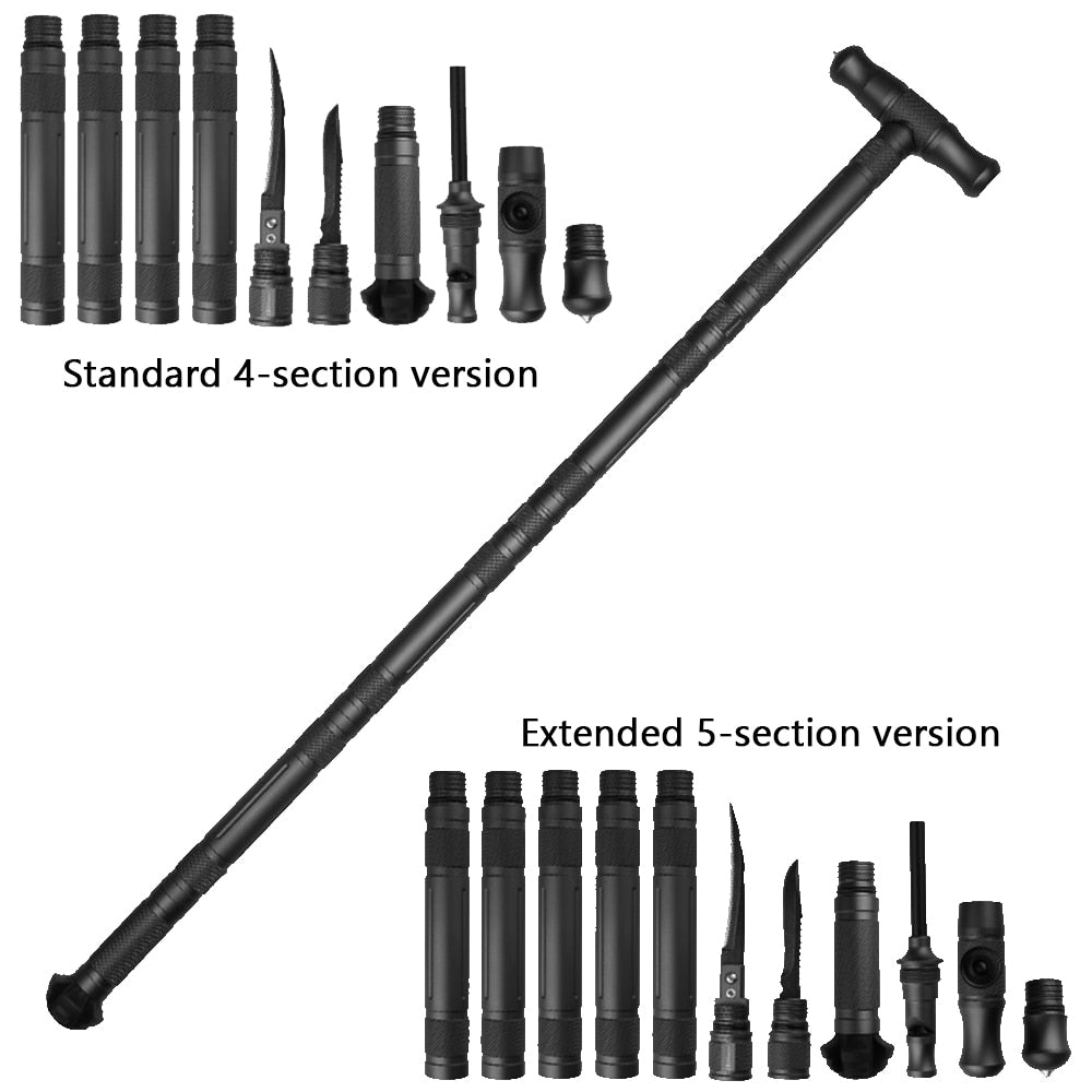 One-Tap™ - Tactical Hiking Stick – One-Tap Survival